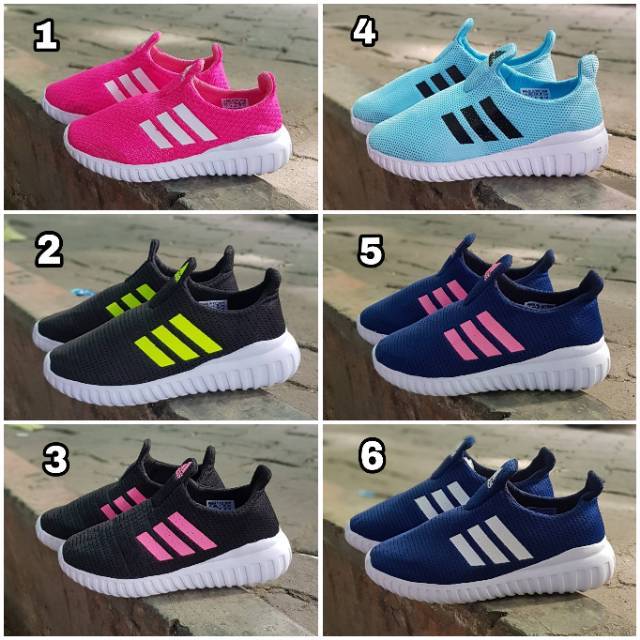 SLIP ON ADIDAS TUBULAR KIDS CEWEK / SLIP ON ANAK TERLARIS / SANDAL ANAK
