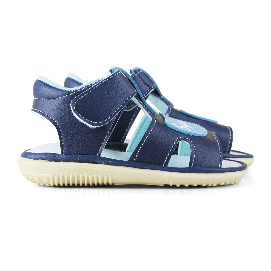 Sendal anak lucu bunyi cit cit unisex SY1 NAVY