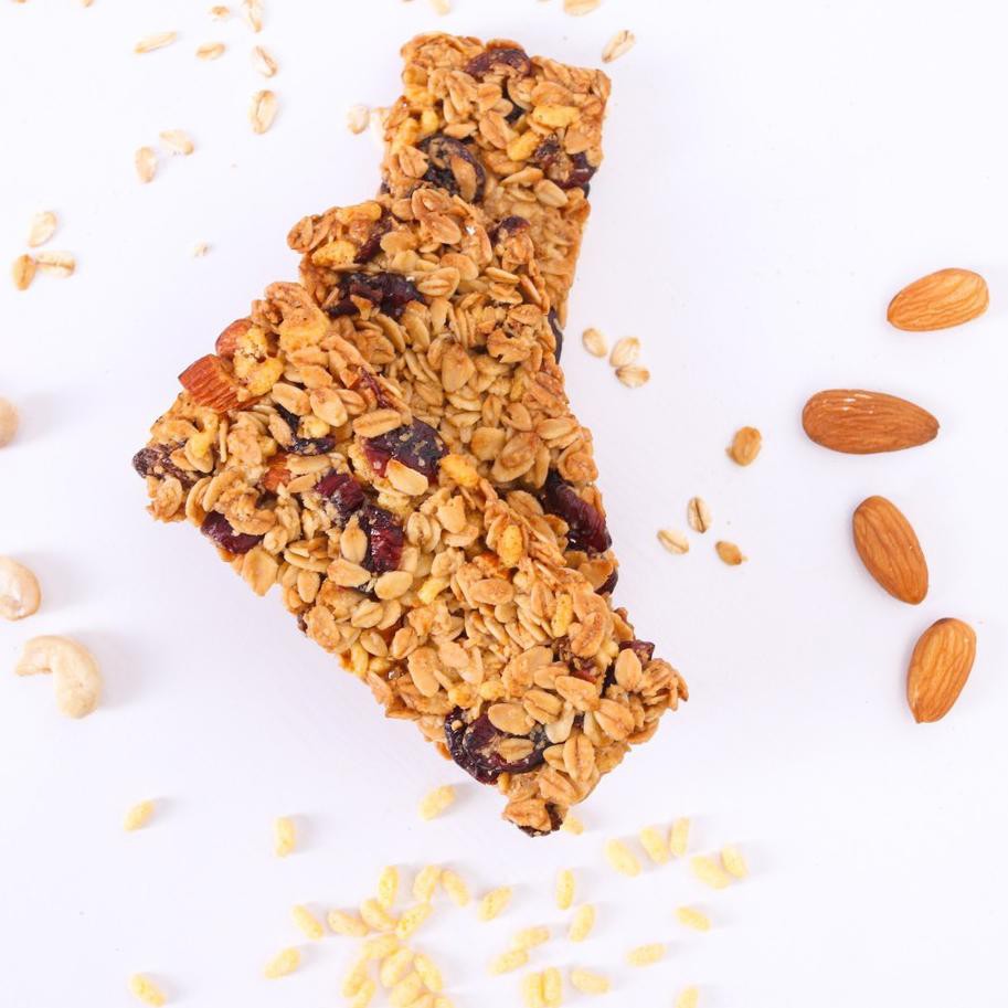 

(xit-597) Mixed Berries Granola Bar (2 Bars, 2x40gr) - Cranberry, Raisins, Almond, Chia Seed !,
