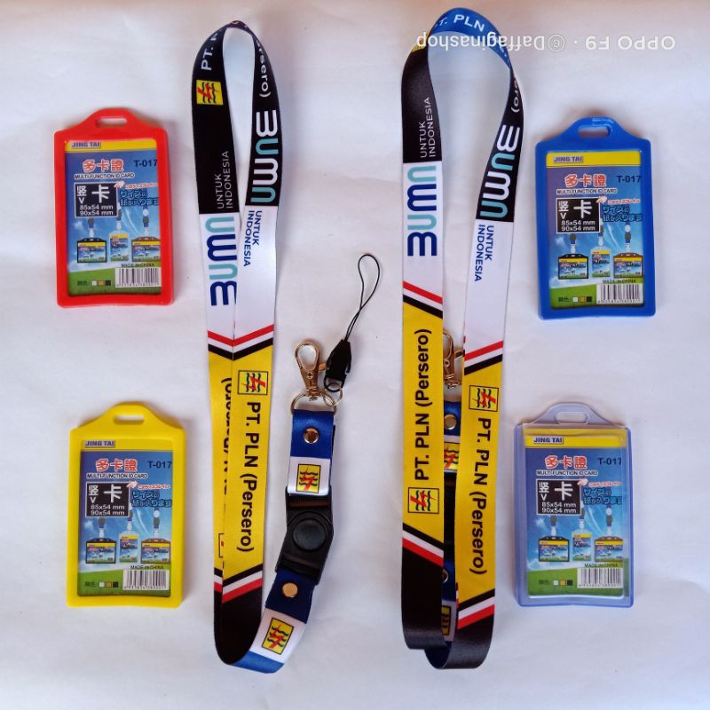 

PT.PLN Persero, Lanyard Gantungan ID Card-Holder