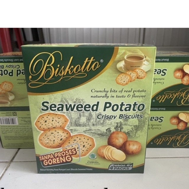 Biskotto potato crispy / seaweed potato 400gr