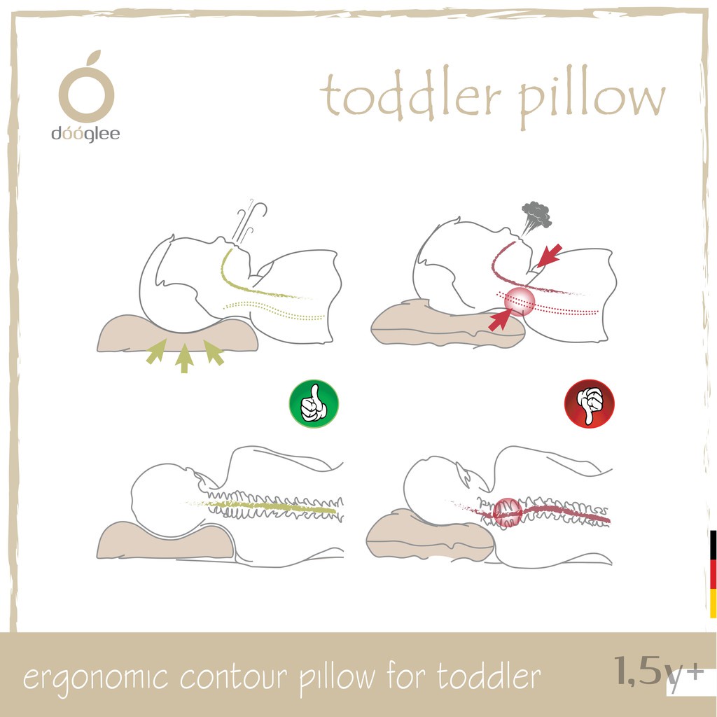 Dooglee Toddler Pillow | Bantal Tidur