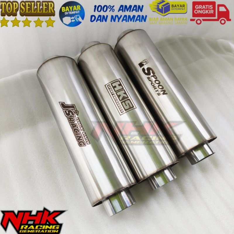 RESONATOR MOBIL RACING RESONATOR MANUAL RESONATOR MATIC STAINLES STELL HKS JS RACING SPOON