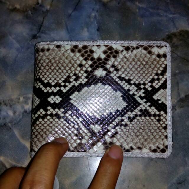 Dompet pria kulit ular phyton asli 