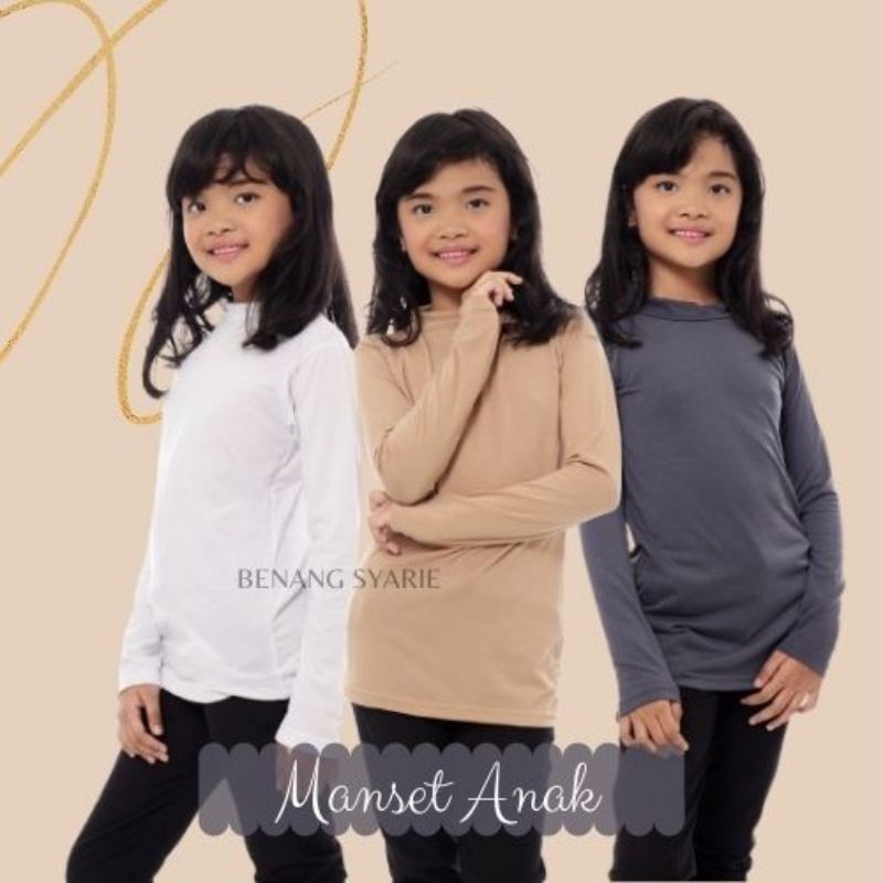 Manset Anak/Bahan Spandek/Usia 4-12 Tahun/Kota Makassar