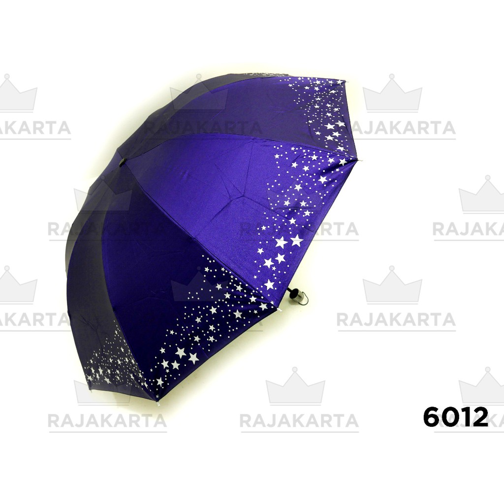 PAYUNG LIPAT METALIC STAR MERK SAKURA 6012 ORIGINAL