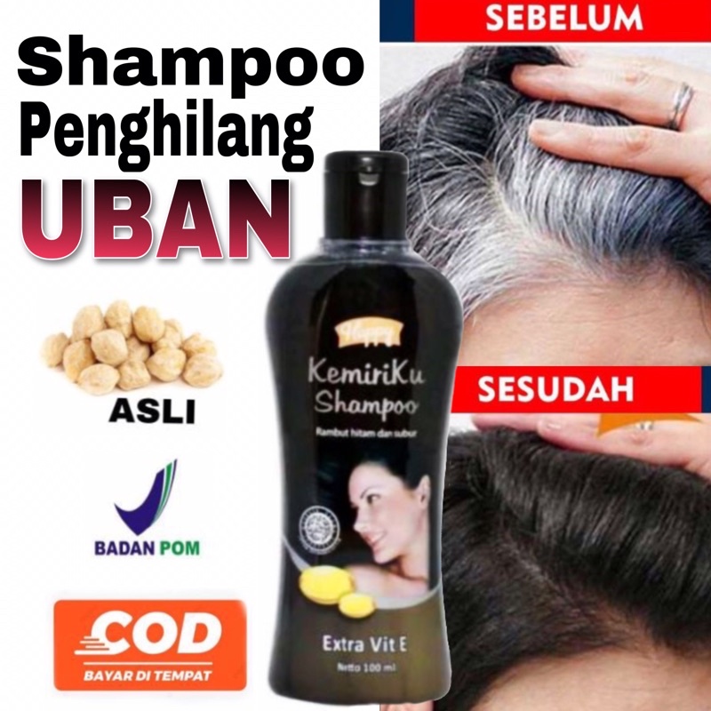 SHAMPOO KEMIRIKU PENGHITAM RAMBUT  100%ORIGINAL BPOM