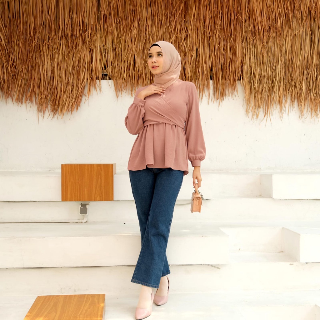 FALEIA TOP / ATASAN / BLOUSE / BUSUI / ATASAN KERJA