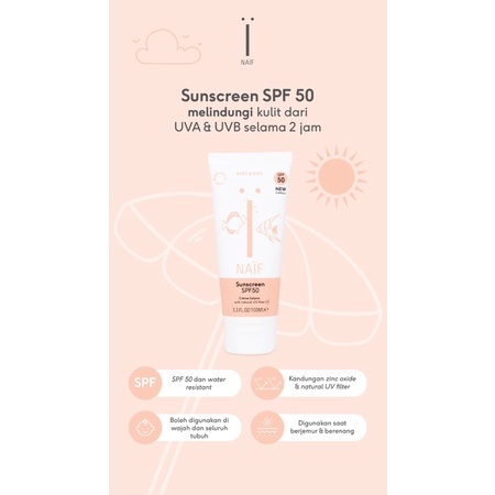 NAiF Protecting Sunscreen/ Sunblock bayi