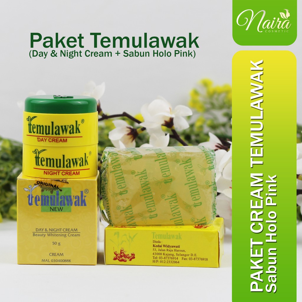 Cream Temulawak Original - Paket Cream Temulawak Original Holo super - Temulawak Asli