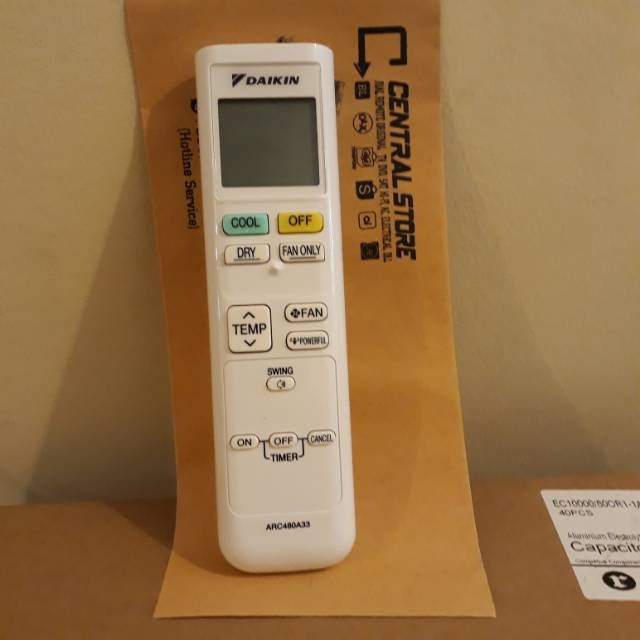 Remote AC Daikin ARC480A33 ORIGINAL