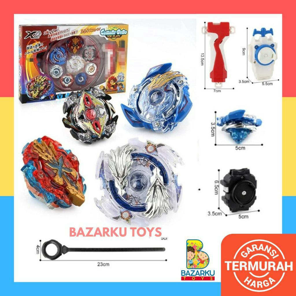 Beyblade Combat Gyro Set Mainan Gangsing Beyblade Mainan Gasing Beyblade Mainan Anak Laki Laki