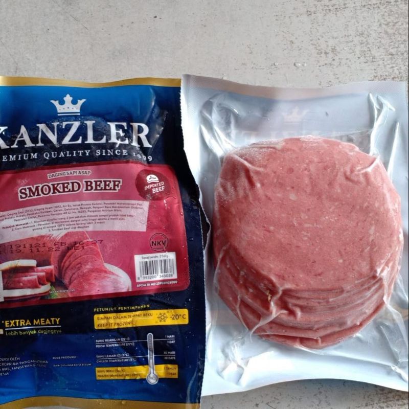 

kanzler smoke beef 250gr | smoked beef | frozen food