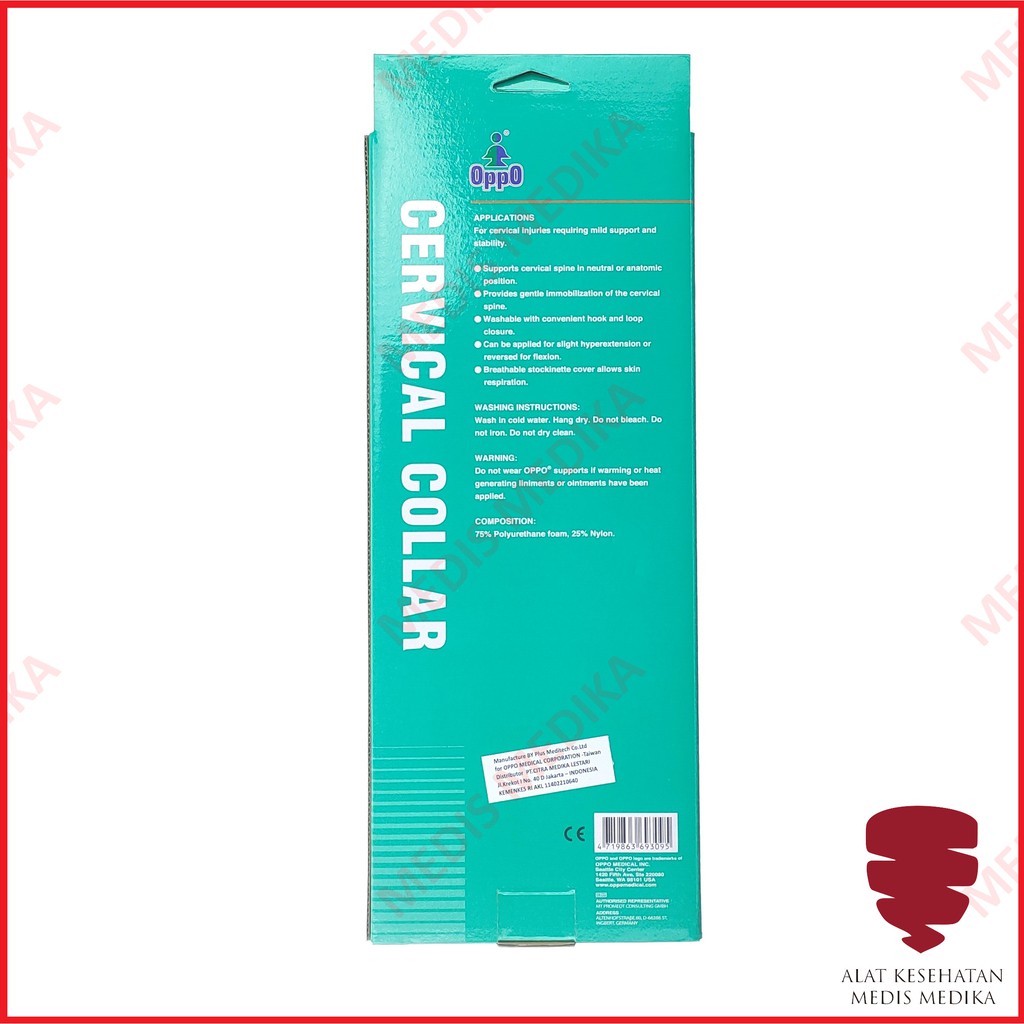 Oppo Medika Cervical Collar 4092 Medium Bensity Penyangga Tulang Leher