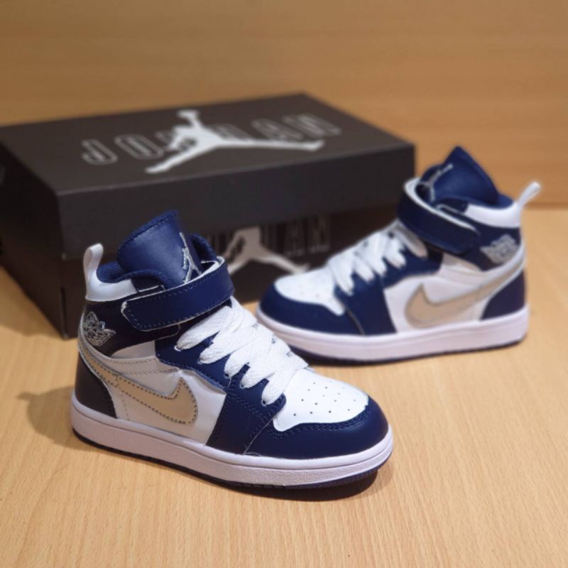 SEPATU JORDAN ANAK ANAK SEPATU NIKE ANAK LAKI LAKI SEPATU SNEAKERS ANAK JORDAN MIDNIGHT NAVY KADO ANAK