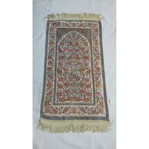 Sajadah Muka 3/4 Rumbai motif kipas/sajdah muka kecil size 35 x 65 cm /bisa COD