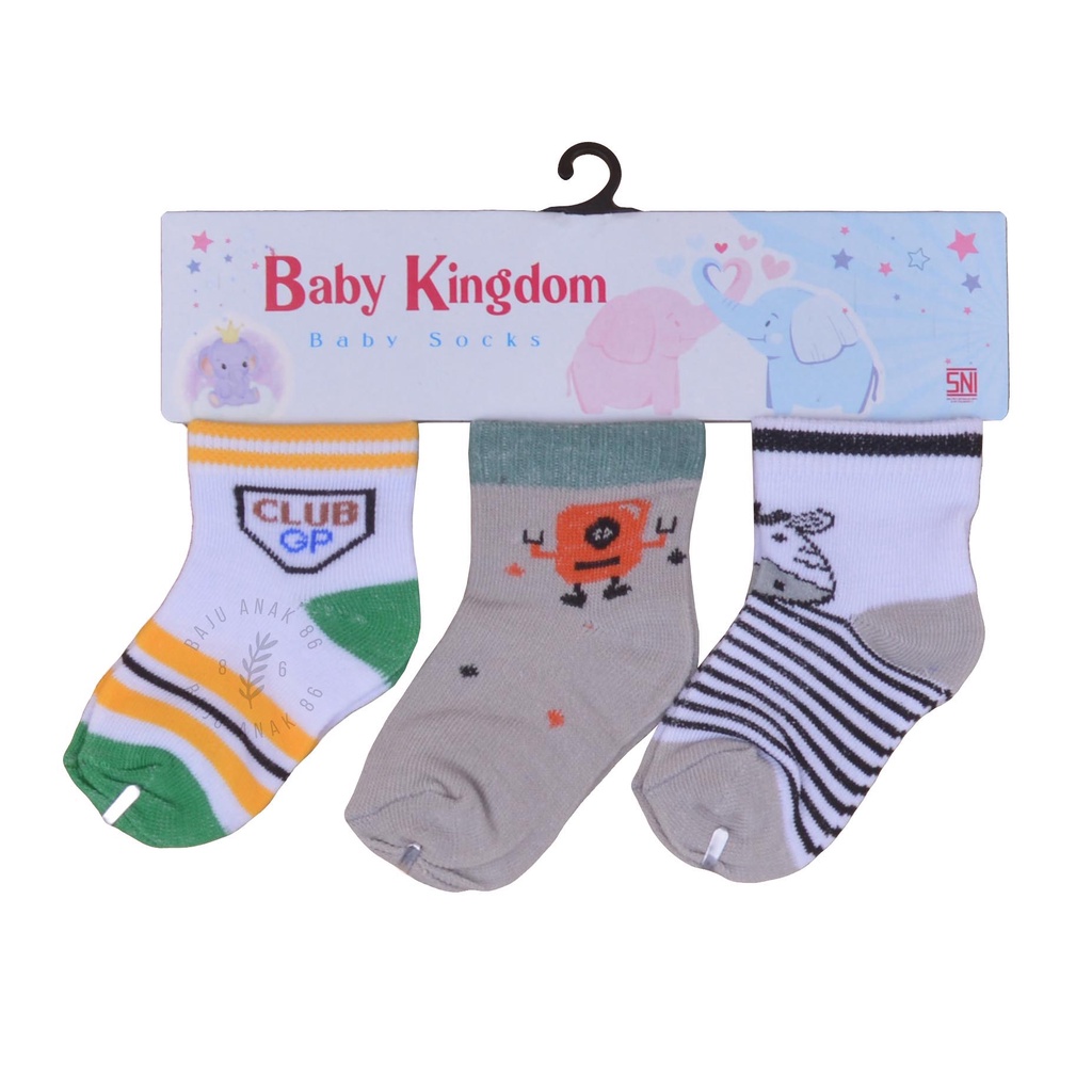 Kaos Kaki  Bayi isi 3  Baby Kingdom - 022.4605