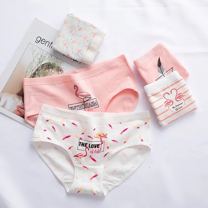 Celana Dalam Wanita 100% Katun Flamingo