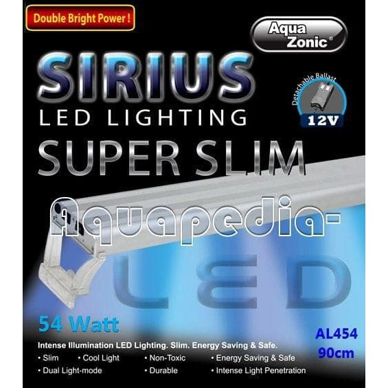 Hobby Aquazonic Sirius 90cm Double Bright Power Super Slim Aquarium Lamp