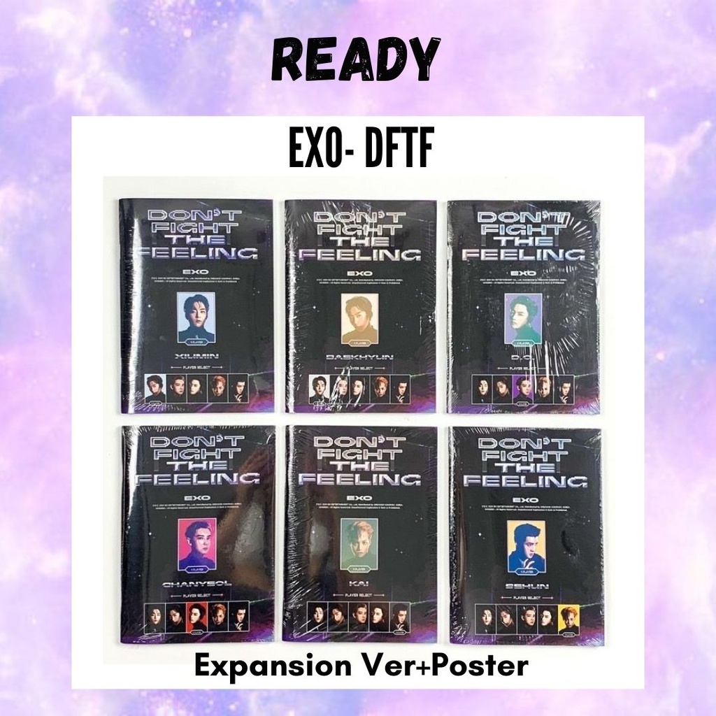 [READY] EXO Special Album - DON’T FIGHT THE FEELING (Expansion Ver.) + Random Poster