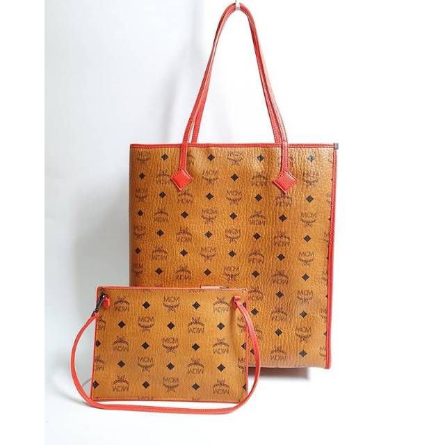 Mcm tote cognac