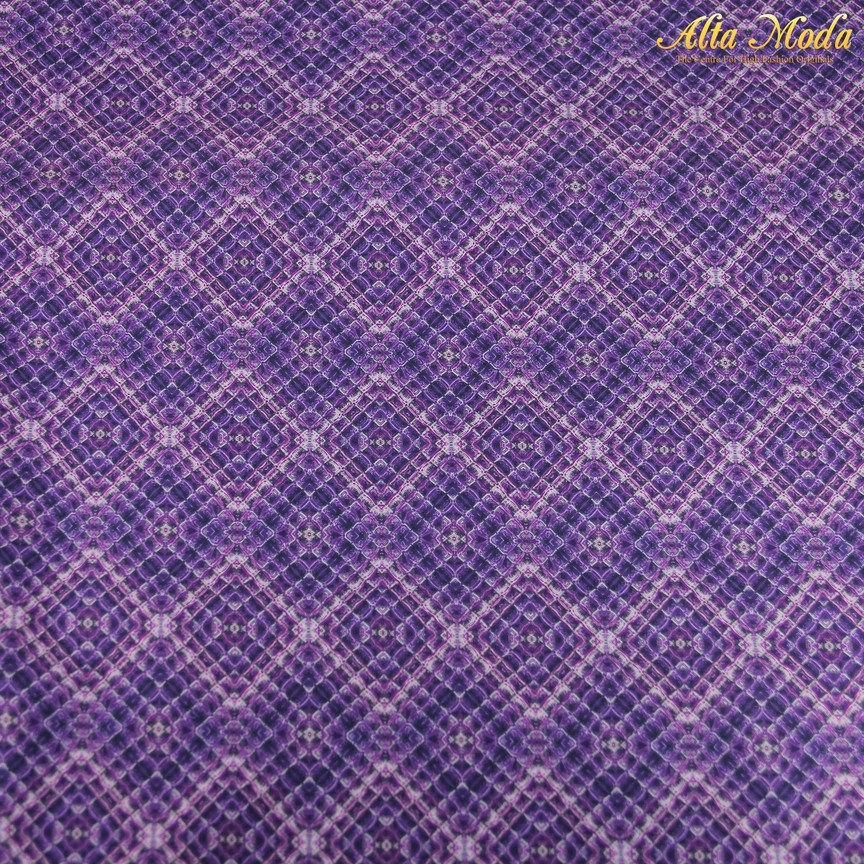 

Alta Moda Cotton Shirting Ungu Motif Jaring (1M)