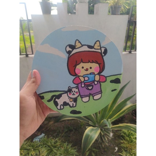 

kayu lukis talenan lukis hadiah kado lucu