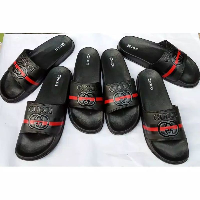 SANDAL GUCCI SLIP ON TERLARIS PERIA/WANITA
