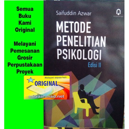 

Metode Penelitian Psikologi Edisi 2- Saifuddin Azwar- PPL