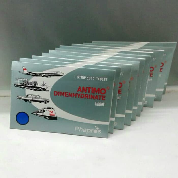Antimo /1 Strip Isi 10 Tablet / Mual / Muntah / Pusing