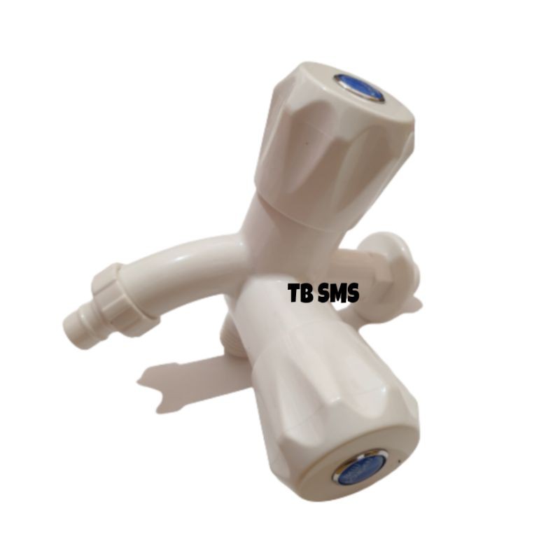 Kran Plastik PVC Soligen ½" / Kran Cabang 2 Fungsi
