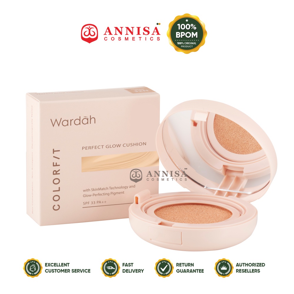 Wardah Colorfit Perfect Glow Cushion SPF 33 PA++