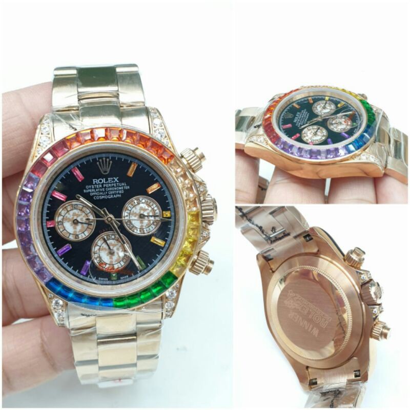 Jual JAM TANGAN PRIA ROLEX DAYTONA CRONO AKTIF AUTOMATIC JAPAN GRADE