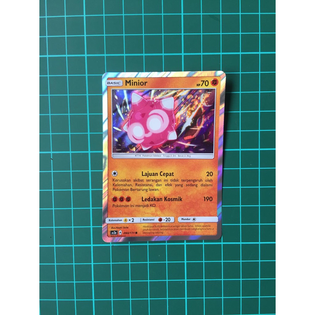 Minior Foil Kartu Pokemon TCG Indonesia