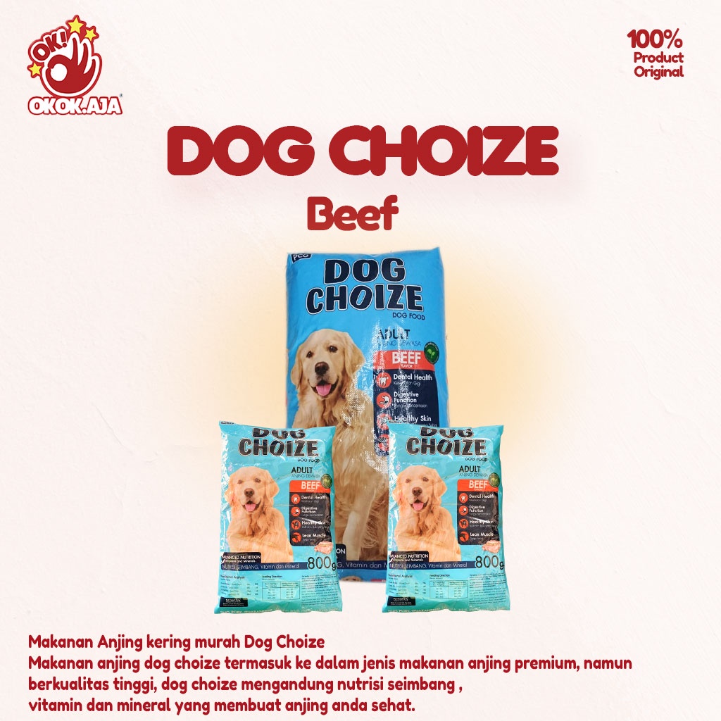 Dog Choize 800gr Makanan Anjing kering murah - Dogfood murah