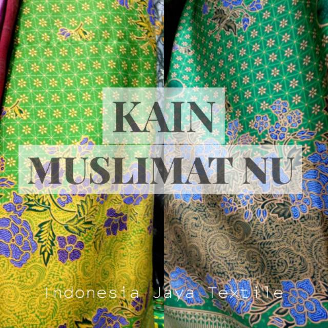 KAIN MUSLIMAT NU (LOGO) BSY DAN SEMI SUTRA