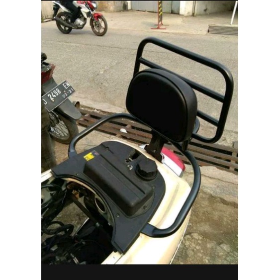 Beckrack plus jok aksesoris vespa lx125/150