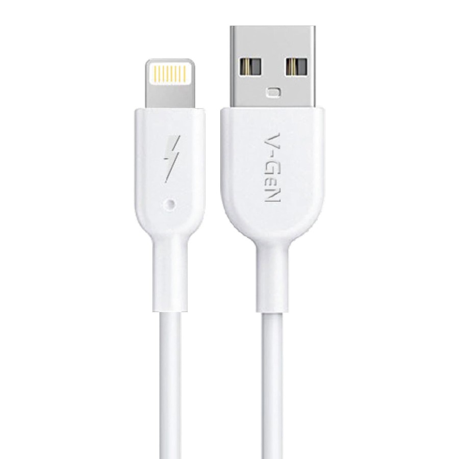 Kabel Data Lightning V-GeN CL2-01 Kabel iPhone 2.4A VGEN USB 2 Meter