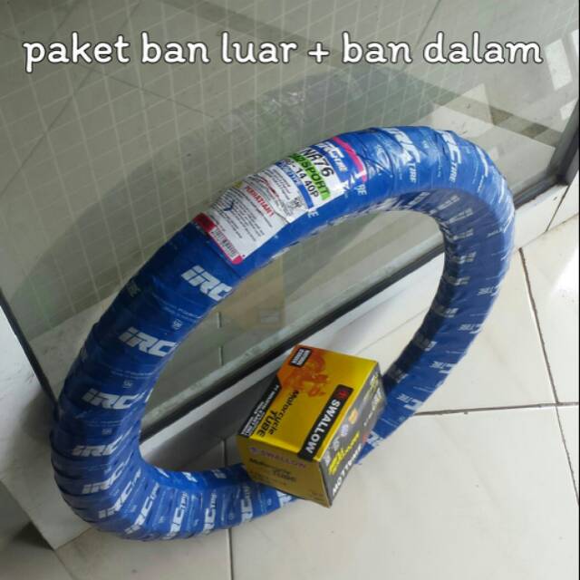 Ban Luar + Ban Dalam BELAKANG Mio Sporty M3 J soul GT Fino 80/90-14 asli IRC BUKAN TUBLES TUBLESS