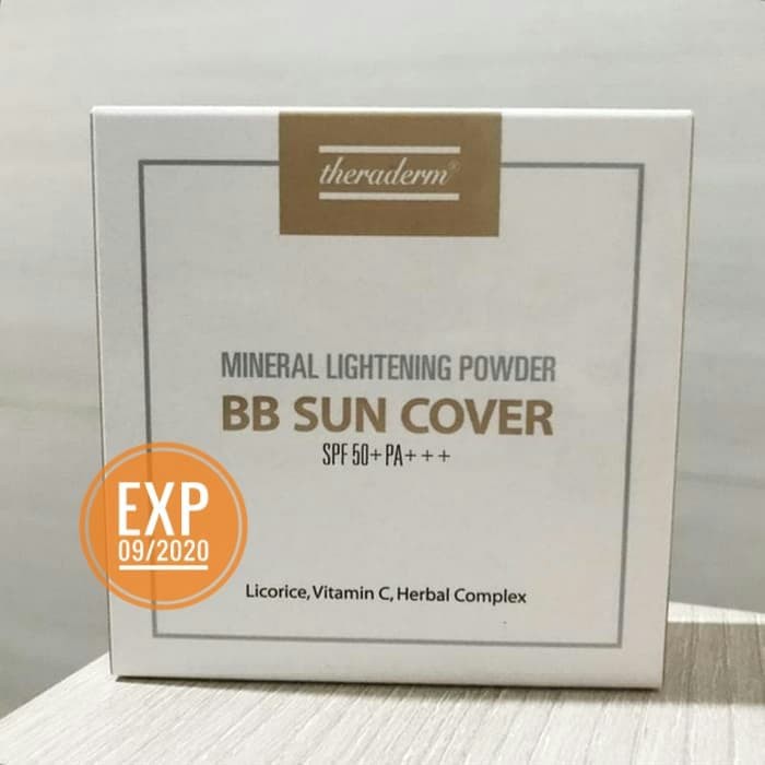 Promo  Theraderm BB Sun Cover SPF50 Bedak Padat Pencerah Wajah Made in Korea  Berkualitas