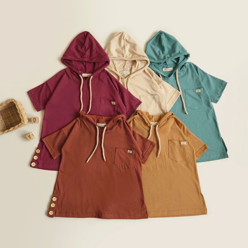 Domikado | Milly Hoodie Oversize Dress | Hoodie anak | Basic dress anak