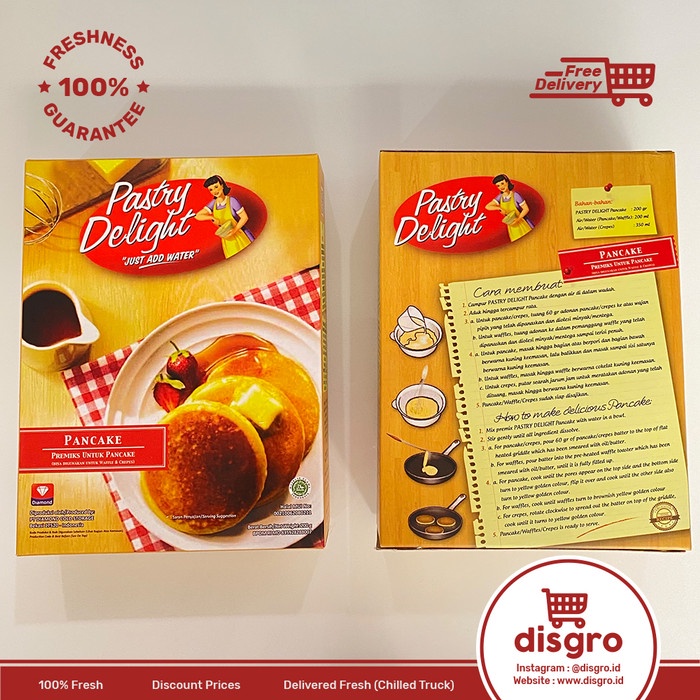 

TERLARIS Pastry Delight Pancake 200gr / Tepung premiks pancake