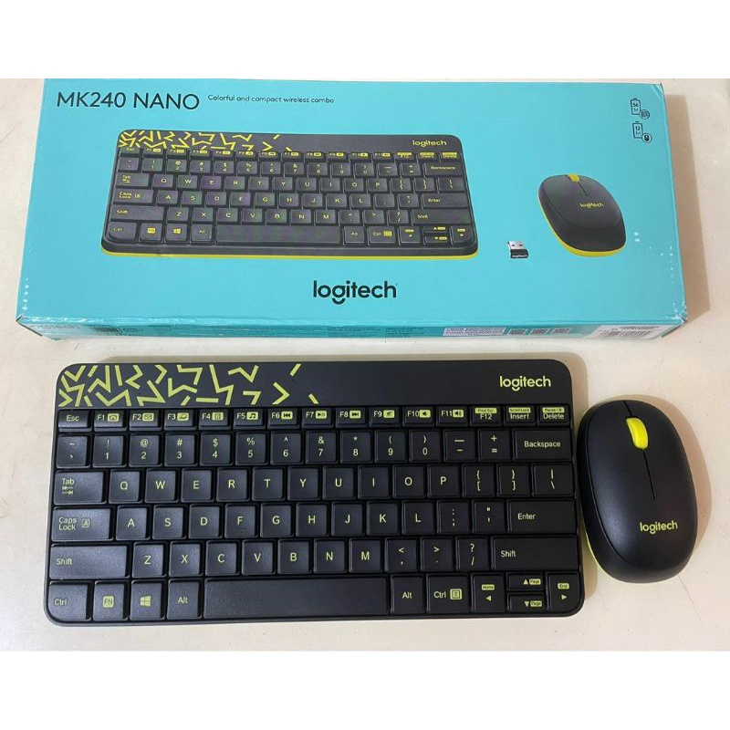 Logitech MK240 Nano Wireless Combo Keyboard + Mouse