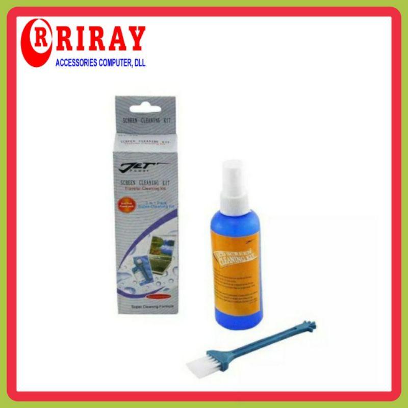 Cairan Spray Pembersih Layar Komputer Tv Laptop LCD Screen Cleaner Kit anti bakteri