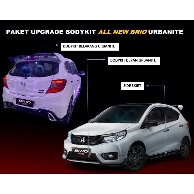 PAKET UPGRADE BODYKIT ALL NEW BRIO URBANITE