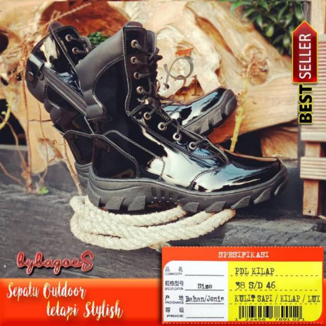 Sepatu pdl kilap p21