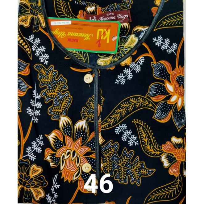 Daster Kencana Ungu Plisir K3 label coklat-3