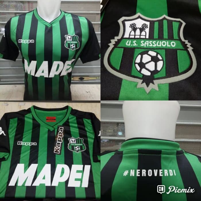 JERSEY BOLA SASSUOLO HOME 2018/2019 GRADE ORI