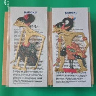 

Unik Pembatas Buku Wayang Kulit Tokoh Pandawa Lima Terbatas