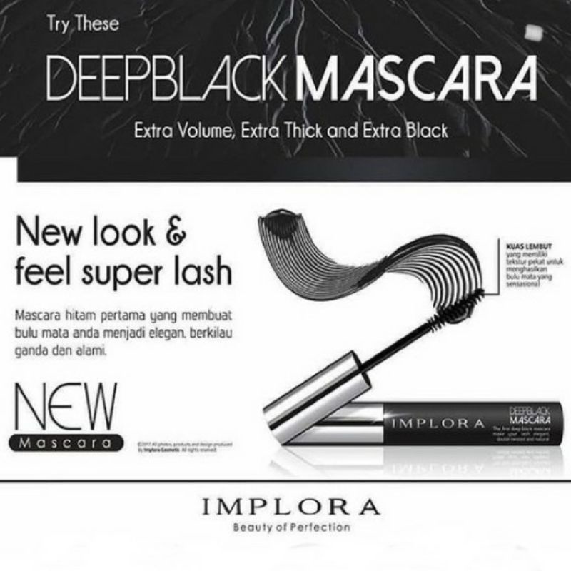 Implora Deep Black Mascara